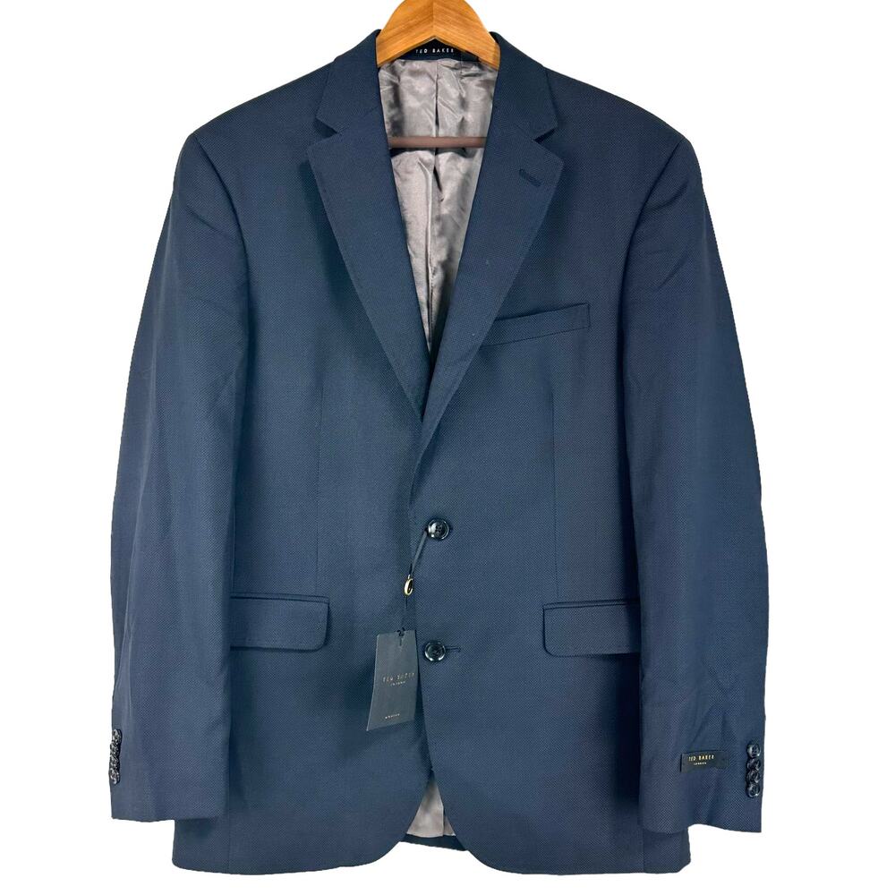 Ted Baker Endurance Jarrow CT Navy Men's Size 42R New With Tags MSRP $898